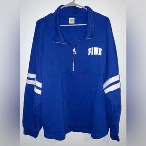 PINK by VS half-zip pullover